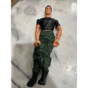 1996 Hasbro GI Joe Action Figure 12” Black Hair Pants Boots